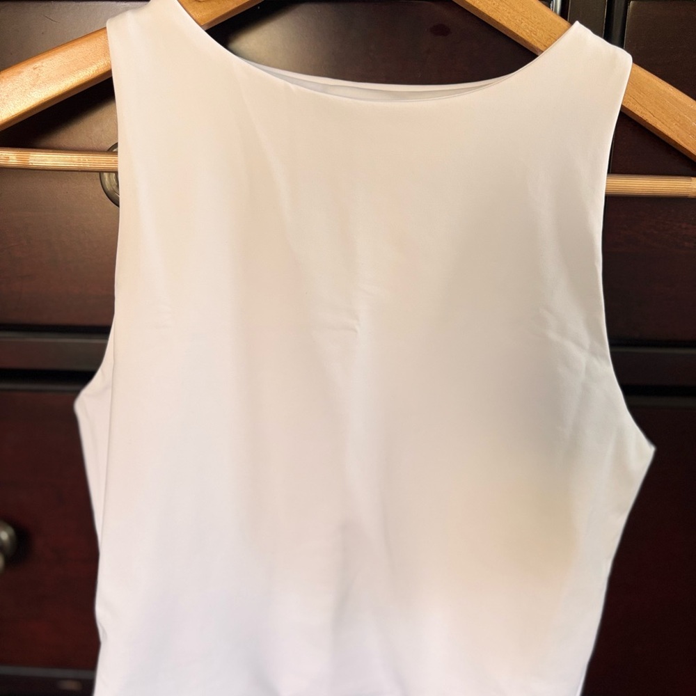 Elegant White Sleeveless Top